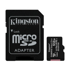 Карта пам'яті Kingston 512 GB microSDXC Canvas Select Plus Gen3 + SD-Adapter SDCS3/512GB