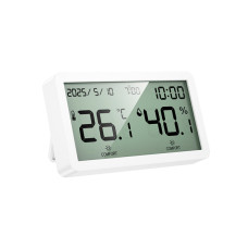 Годинник з метеопоказаннями Hoco HX42 Indoor Electronic Clock with Hygrothermometer White