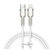 Кабель Baseus Cafule Metal Type-C to Lightning PD 20W 1m White (CATLJK-A02)