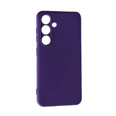 Чохол Original Soft Touch Case for Samsung S24/S25 Deep Purple with Camera Lens