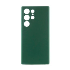 Чохол Original Soft Touch Case for Samsung S24 Ultra/S928B Dark Olive with Camera Lens