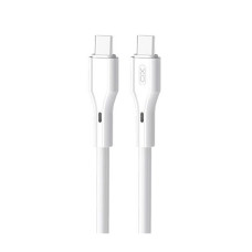 Кабель XO NBQ231B Type-C to Type-C 1m 60W White