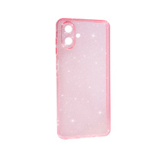 Чохол Silicon Shiny Case Samsung A07/A075 Glitter Clear/Pink