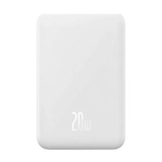 Зовнішній акумулятор Baseus Magnetic Mini Wireless 20W 20000 mAh White (PPCX150002)