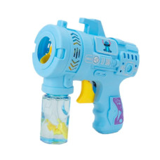 Пістолет для мильних бульбашок Heroes Bubble Gun+ bottle 50ml Blue (Animal)