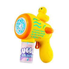 Пістолет для мильних бульбашок H045 Duckling + bottle 50ml Yellow