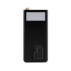 Зовнішній акумулятор Ridea RP-D20L+ PD+QC3.0 20W 20000 mAh Black