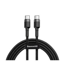 Кабель Baseus Cafule PD2.0 60W Flash Charging USB Type-C 2m Grey/Black (CATKLF-ALG1)