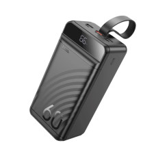 Зовнішній акумулятор Hoco J123C 22.5W+PD20W (60000mAh) Black