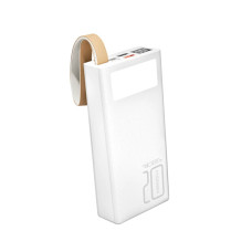 Зовнішній акумулятор Ridea RP-D20L+ PD+QC3.0 20W 20000 mAh White