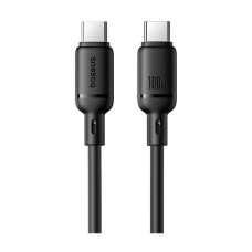 Кабель Baseus Silky Series Type-C to Type-C 100W 1m Black (P10377704113-00)