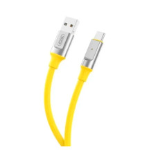 Кабель XO NB251 Type-C 1m 6A Liquid Silicone Yellow