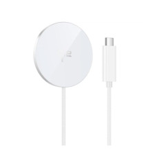Бездротовий зарядний пристрій Hoco CW63 Fast Qi2 Magnetic White