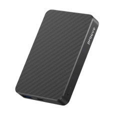 Зовнішній акумулятор Proove Carbon Slim 22.5W 10000mAh Black