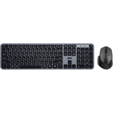 Комплект клавіатура та миша бездротові 2E MK440 WL/BT Gray/Black (2E-MK440WBGR_UA)