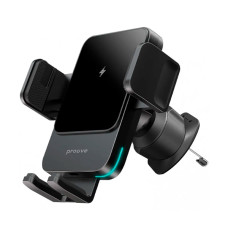 Автотримач для телефона з бездротовою зарядкою Proove Sonic Pro 15W Black (WHSP15002001)