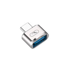 Перехідник SkyDolphin OT05 Mini OTG Type-C to USB Silver (ADPT-00030)