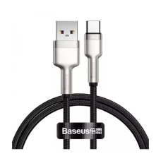 Кабель Baseus Cafule Metal Data Type-C 66W 0.25m (CAKF000001)