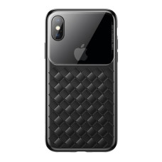 Чохол Baseus Glass & Weaving for iPhone XS Max Black