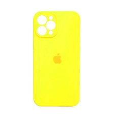 Чохол Original Soft Touch Case for iPhone 12 Pro Yellow with Camera Lens