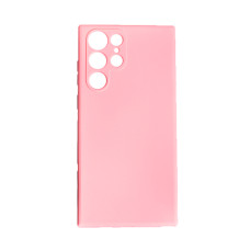Чохол Original Soft Touch Case for Samsung S22 Ultra/S908 Pink with Camera Lens