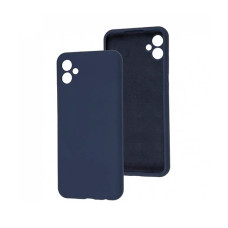 Чохол Original Soft Touch Case for Samsung A04e-2022/A042 Dark Blue with Camera Lens