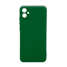 Чохол Original Soft Touch Case for Samsung A04-2022/A045 Dark Green with Camera Lens