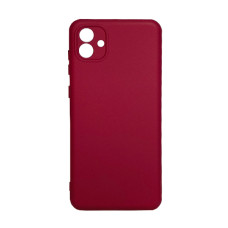 Чохол Original Soft Touch Case for Samsung A04-2022/A045 Marsala with Camera Lens