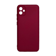 Чохол Original Soft Touch Case for Samsung A04e-2022/A042 Marsala with Camera Lens