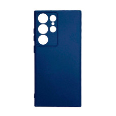Чохол Original Soft Touch Case for Samsung S23 Ultra/S918 Midnight Blue with Camera Lens