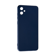 Чохол Original Soft Touch Case for Samsung A05-2023/A055 Dark Blue with Camera Lens