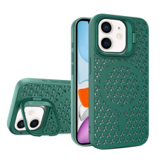 Чохол Silicon Colors Case iPhone 11 with MagSafe  Dark Green
