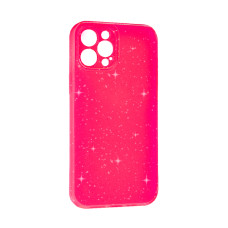 Чохол Silicon Shiny Case iPhone 12 Pro Glitter Ultra Pink