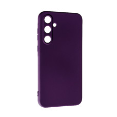 Чохол Original Soft Touch Case for Samsung A35-2024/A356 Deep Purple with Camera Lens