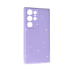 Чохол Silicon Shiny Case Samsung S24 Ultra/S928 Glitter Lavender