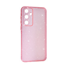Чохол Silicon Shiny Case Samsung A55/A556 Glitter Clear/Pink