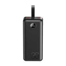 Зовнішній акумулятор XO PR240 PD20W + 22.5W 30000mAh Black