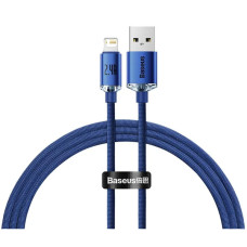 Кабель Baseus Crystal Shine Series Fast Charging Lightning 2.4A 1.2m Blue (CAJY000003)