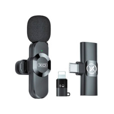 Бездротовий петличний мікрофон XO MC13 Type-C/Lightining Black
