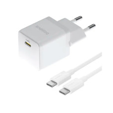 МЗП Baseus Palm Fast Charger 20W Moon White + USB-C to Lightning cable (E0116400)