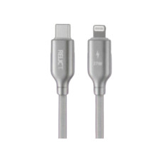 Кабель Relict Empire Braided Type-C to Lightning 27W 1m Grey (RCEMCL27-GR)