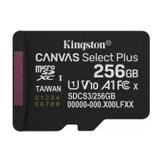 Карта пам'яті Kingston 256 GB microSDXC Canvas Select Plus Gen3 SDCS3/256GBSP