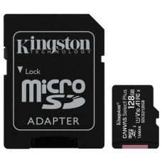 Карта пам'яті Kingston 128 GB microSDXC Canvas Select Plus Gen3 + SD-Adapter SDCS3/128GB