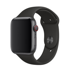 Ремінець для Apple Watch 42mm/44mm Silicone Watch Band Black