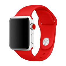 Ремінець для Apple Watch 42mm/44mm Silicone Watch Band Red