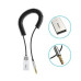 FM-модулятор Baseus BA01 Bluetooth USB to AUX cable Black CABA01-01