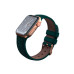 Ремінець Njord Salmon Leather Strap Dark Green для Apple Watch 45mm/44mm (SL14122)
