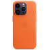 Чохол Apple iPhone 14 Pro Leather Case with MagSafe Orange (MPPL3) UA