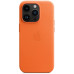 Чохол Apple iPhone 14 Pro Leather Case with MagSafe Orange (MPPL3) UA