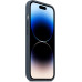 Чохол Apple iPhone 14 Pro Silicone Case with MagSafe Storm Blue (MPTF3) UA